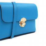 Дамска чанта от естествена кожа Antoanella - синя