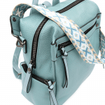 2 в 1 - Раница и чанта със секретно закопчаване - бежова