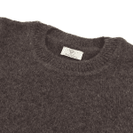 Унисекс пуловер от мериносова вълна - бежов