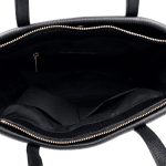 Чанта от естествена кожа Marbelia - черна