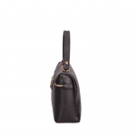 Малка чанта за през рамо от естествена кожа Azalea - черна