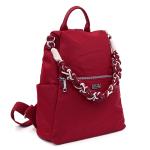 2 в 1 - Водоустойчива раница и чанта със секретно закопчаване - червена 