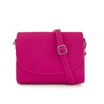 Чанта за през рамо от естествена кожа Milana - червена