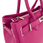 Луксозна чанта от естествена кожа Vivian - бяла