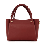 Дамска чанта от естествена кожа Aversa - червена