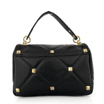 Луксозна дамска чанта от естествена кожа Valenita - фуксия
