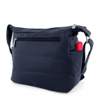 Чанта за през рамо с 2 отделения и много джобове - черна 