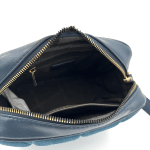 David Jones - чанта за през рамо с елементи от велур - синя 