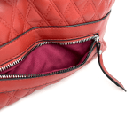 Удобна дамска чанта - червена 