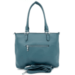 Удобна дамска чанта - синя 