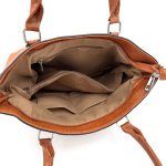 Дамска чанта Elinora - керемидено кафява