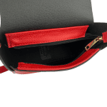 Чанта за през рамо от естествена кожа Leandra - керемидено кафява