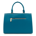 Diana & Co - Голяма луксозна дамска чанта - синя 