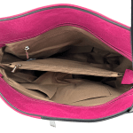 2 в 1 - Дамска чанта и раница - розова/светло кафяво