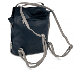 2 в 1 - Дамска чанта и раница - фуксия/черно