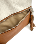 Чанта за през рамо от естествена кожа  - фуксия