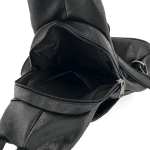 Дамска раница със секретно закопчаване - тъмно сива 