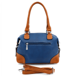 Дамска чанта Flora - тъмно синя