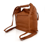 2 в 1 - Голяма чанта и раница подходяща за ежедневието - светло кафява 