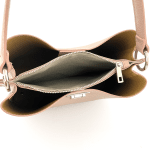 Луксозна дамска чанта от естествена кожа Elizabeth - керемидено кафява 