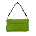 Дамска чантичка с 2 дръжки от естествена кожа Napolia - зелена