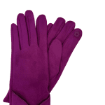 Diana & Co - Дамски меки ръкавици - фуксия
