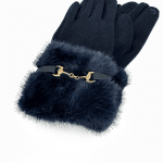 Diana & Co - Красиви меки ръкавици - черни