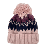 Diana & Co - Цветна шапка с топла подплата - розова