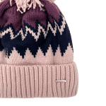 Diana & Co - Цветна шапка с топла подплата - бежова