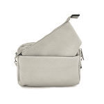Дамска чантичка за през рамо + подарък портмоне - сребриста