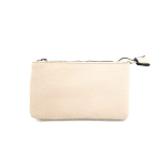 Дамска чантичка за през рамо + подарък портмоне - светло кафява