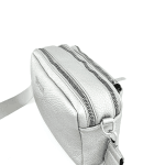 Дамска чантичка за през рамо + подарък портмоне - сива