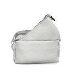 Дамска чантичка за през рамо + подарък портмоне - сива