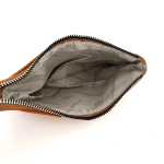 Дамска чантичка за през рамо + подарък портмоне - керемидено кафяво 