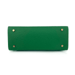 Дамска чанта от естествена кожа Viola - светло  зелена 