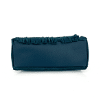 Дамска чанта от естесвен велур - синя 