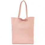 Чанта тип торба  естествена кожа Sienna - розова 