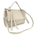 Дамска чанта рамо от естествена кожа Matera - бяла