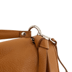 Дамска чанта рамо от естествена кожа Matera - бежова 