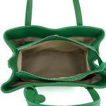 Дамска чанта от естествена кожа Elisa  - светло зелена 