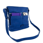Дамска чанта за през рамо с много джобчета - бежова