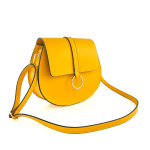 Луксозна чанта от естествена кожа с 2 дръжки Sana - бежова 