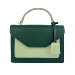 Diana & Co - Луксозна дамска чанта - зелена