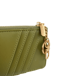 Diana & Co - Луксозен кардхолдър с ключодържател - зелен