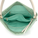 Diana & Co - Голяма дамска чанта тип торба - светло зелена  