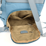 2 в 1 - Водоустойчива раница и чанта със секретно закопчаване - тъмно синя 