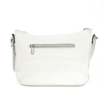Чанта за през рамо с много джобчета - бяла 