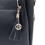 Дамска чанта от естествена кожа Chloe - синя