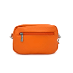 Чантичка за през рамо с цветна дръжка - оранжева
