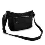 Чанта за през рамо с много джобчета - черна 